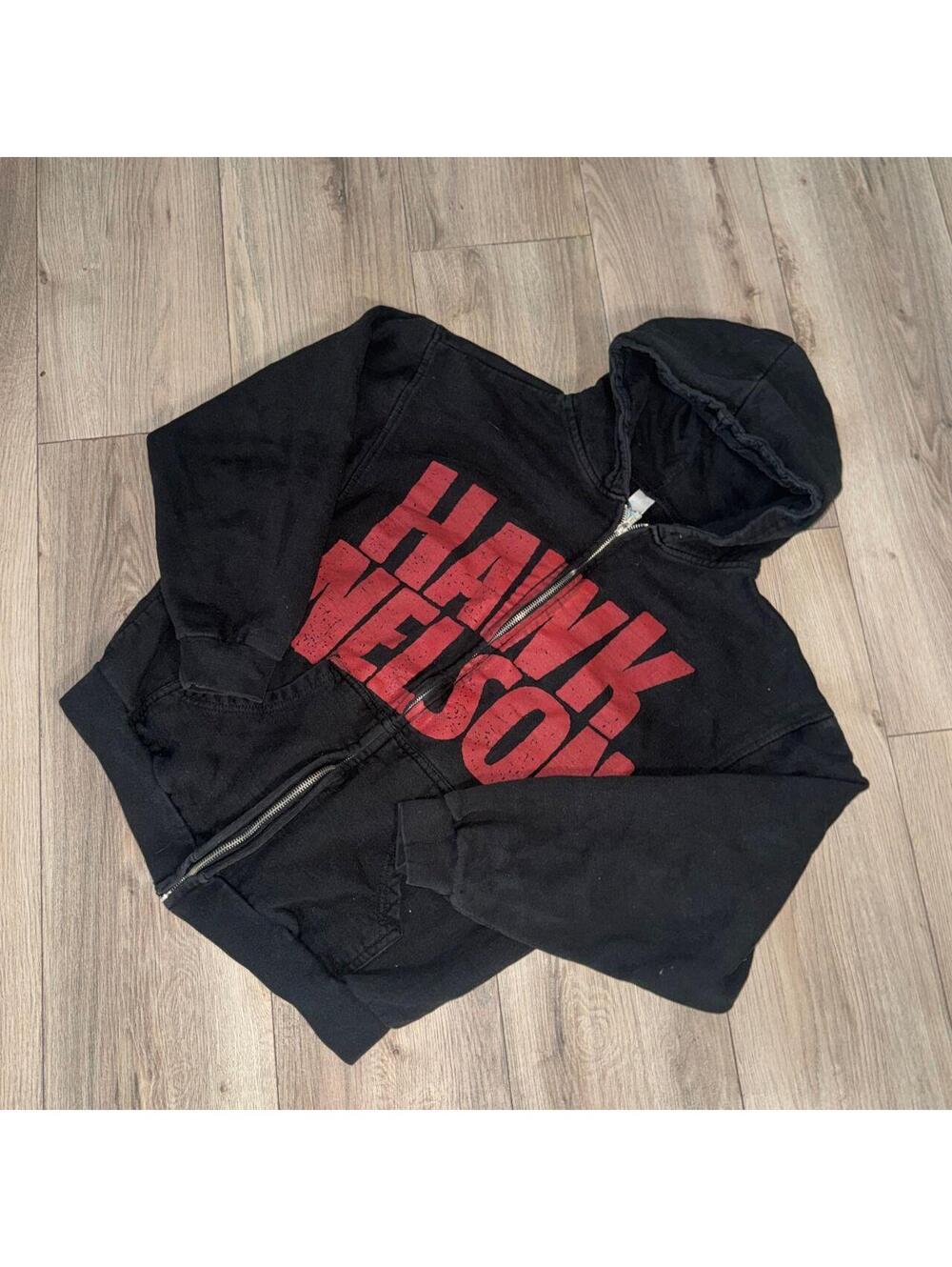 2000s Tultex Hawk Nelson Band Zip Up Jacket